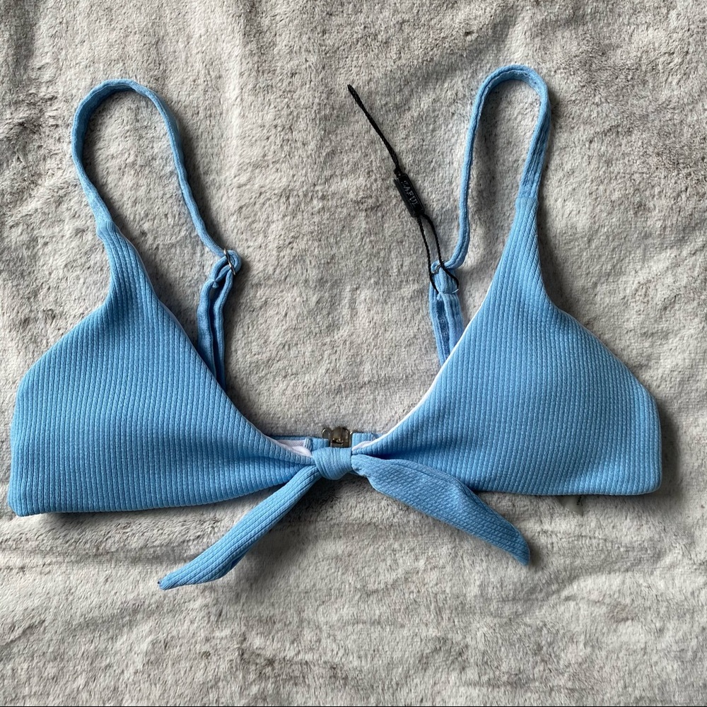 ZAFUL Ribbed Bikini Top NWOT